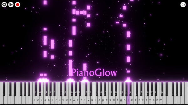 Скриншот из PianoGlow