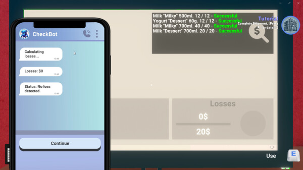 Screenshot z Store Keeper