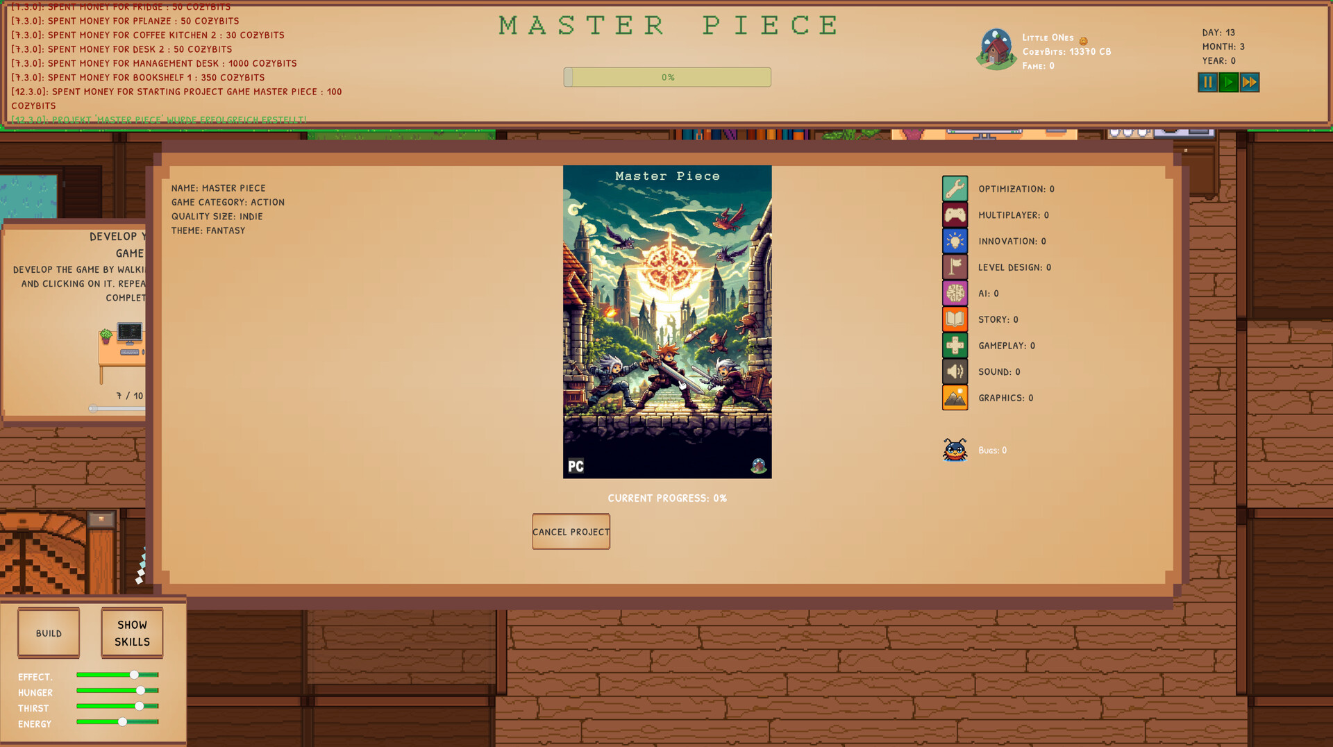 Cozy Game Company screenshot 2