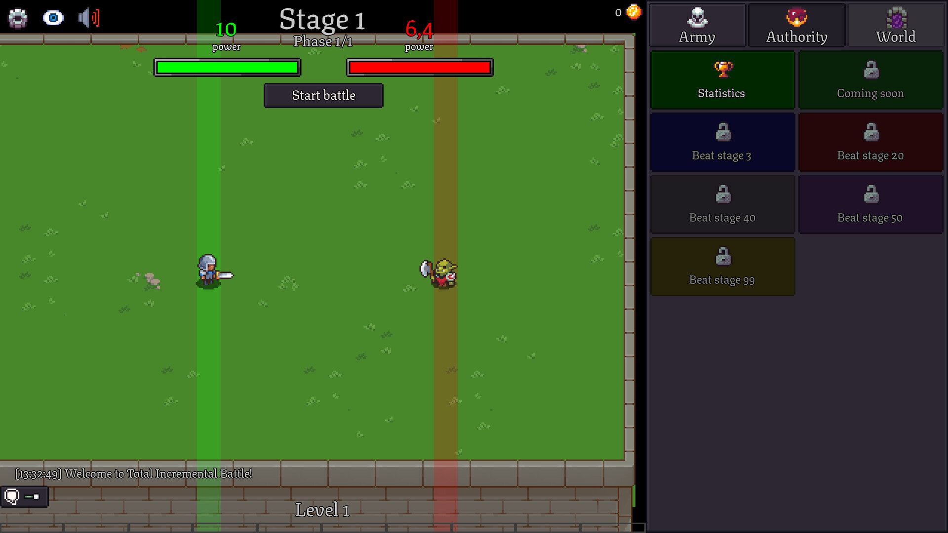 Total Incremental Battle