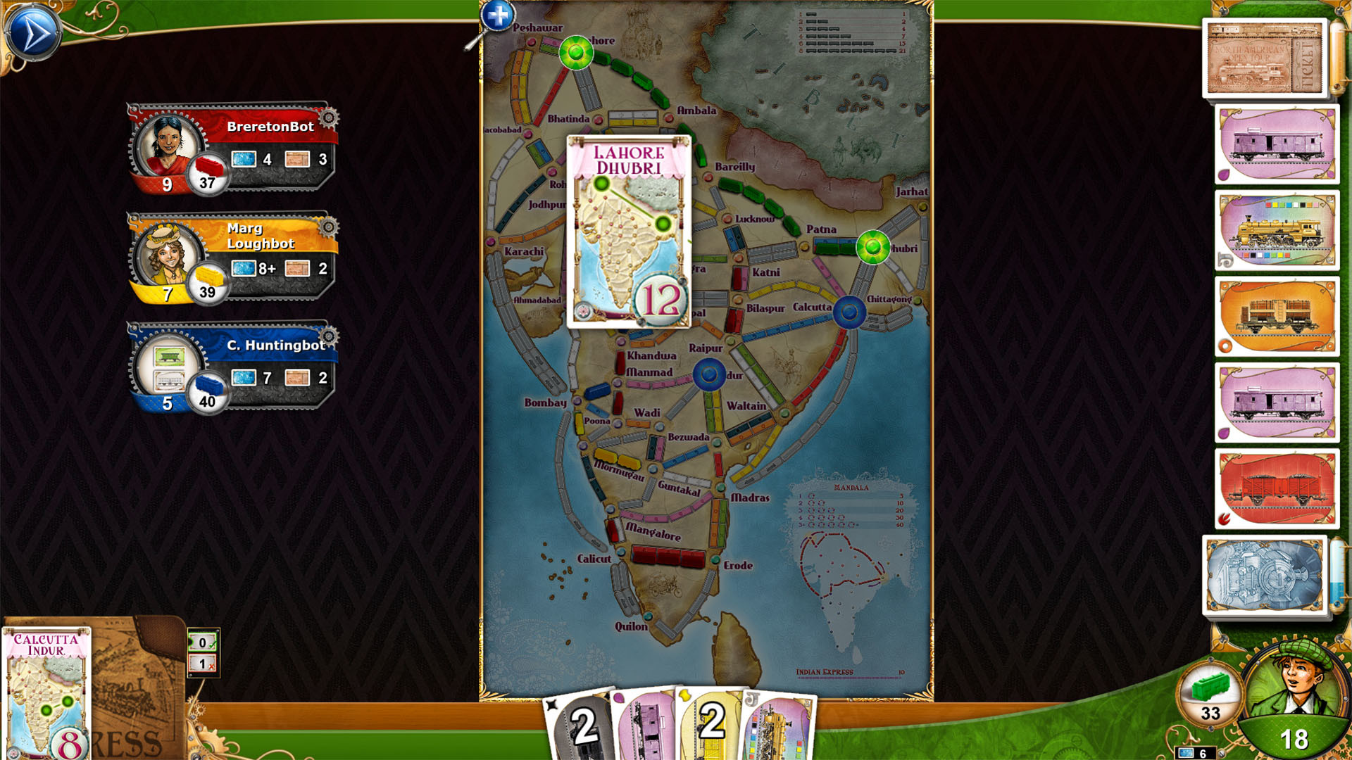 Ticket To Ride: Classic Edition - India Featured Screenshot #1