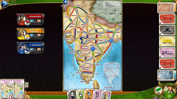 Ticket To Ride: Classic Edition - India screenshot 5