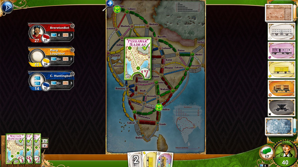 Ticket To Ride: Classic Edition - India screenshot 2