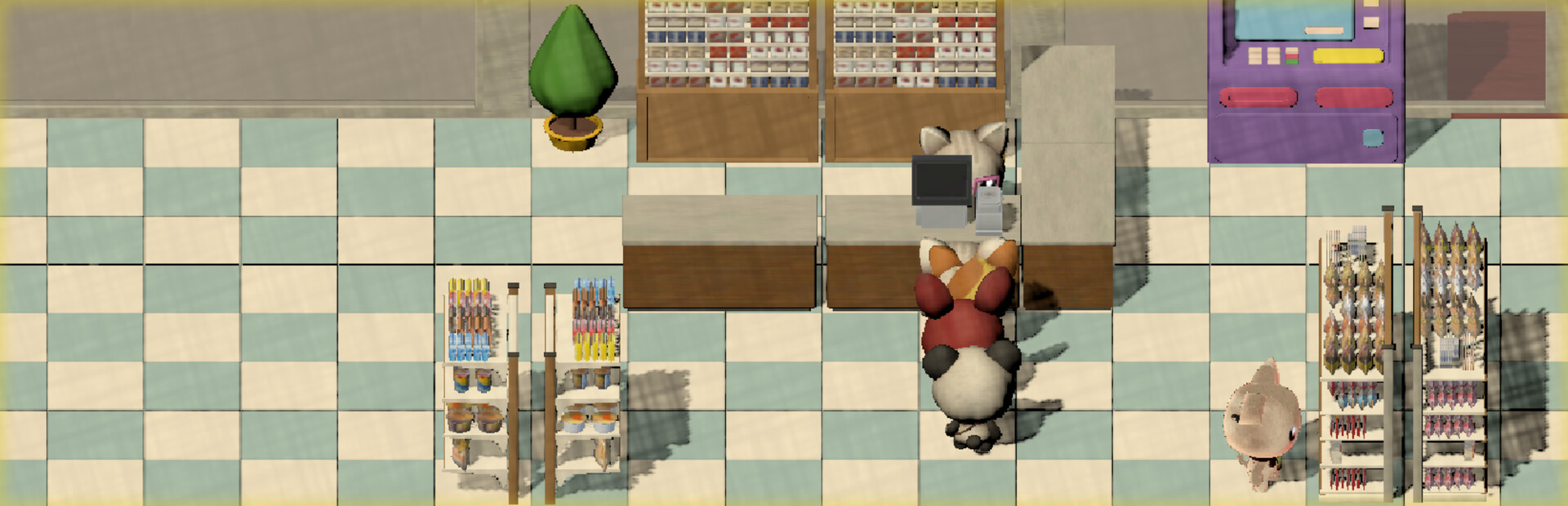Cozy Desktop Konbini