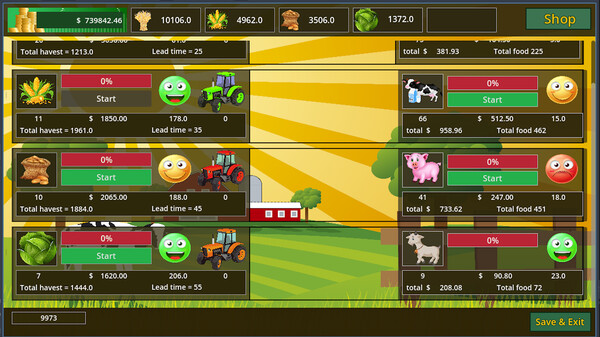 Idle Farm tycoon.
