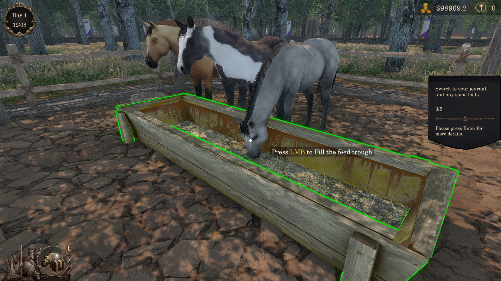 Medieval Horse Dealer Simulator screenshot #1