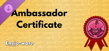 Enzio-Ware - Ambassador Certificate