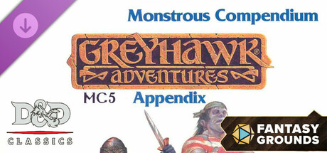 Fantasy Grounds - D&D Classics: MC5 Monstrous Compendium Greyhawk Adventures Appendix (2e) Header Image