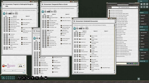 Fantasy Grounds - D&D Classics: MC5 Monstrous Compendium Greyhawk Adventures Appendix (2e)