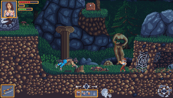 Screenshot of Blade of Mercy: Bloody Countess gameplay showing in-action mechanics