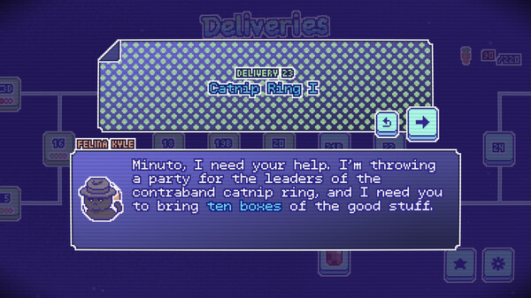 Screenshot z Minuto - Galactic Deliveries Screenshot z Minuto - Galactic Deliveries