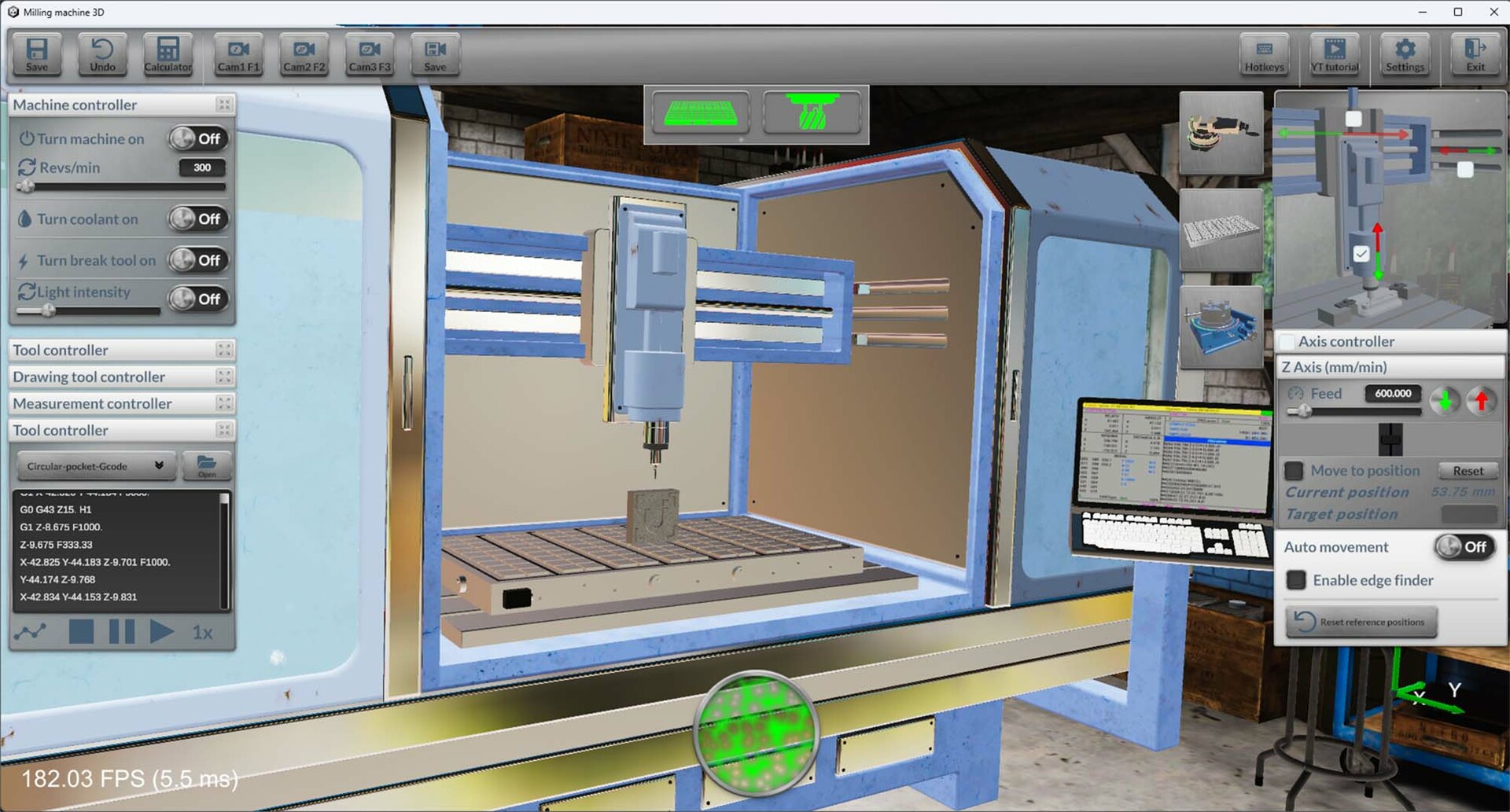 #2. CNC Milling Machine (Steam) 由: Igor Frank