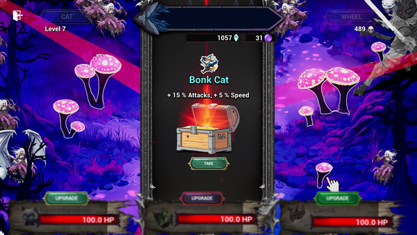 Screenshot of Vampire Cat