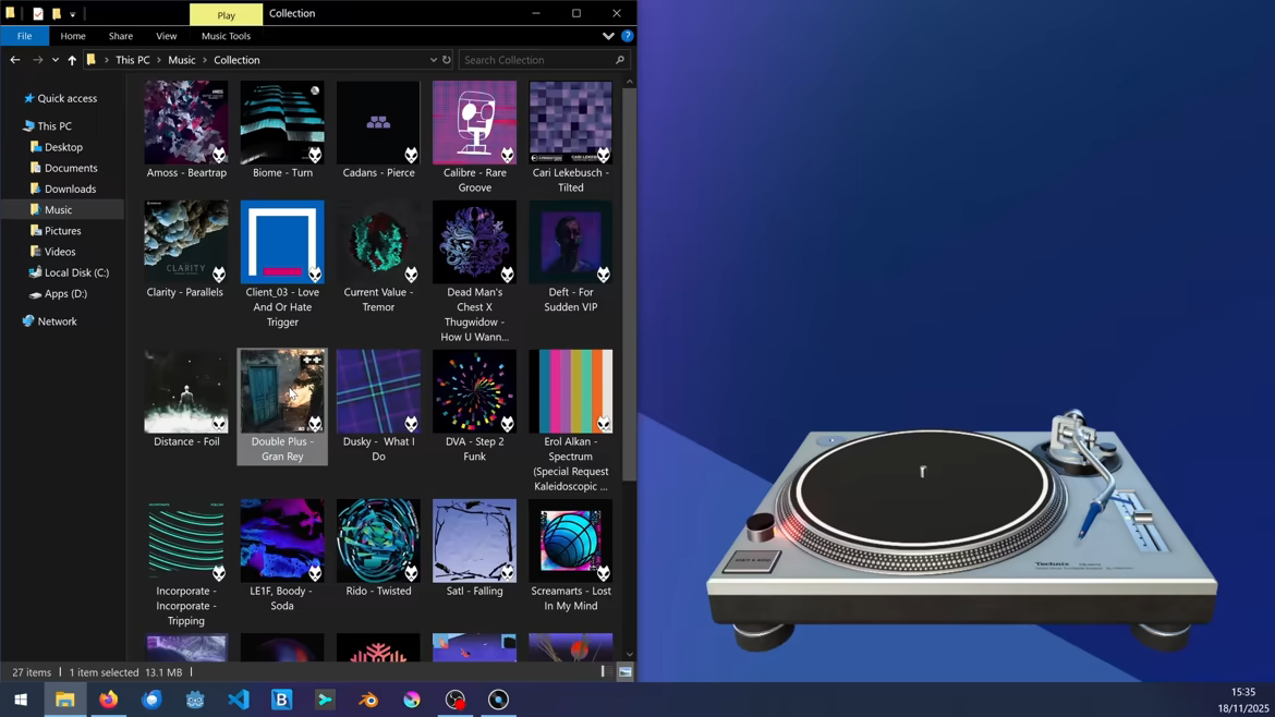 Vinyl Desktop video 1