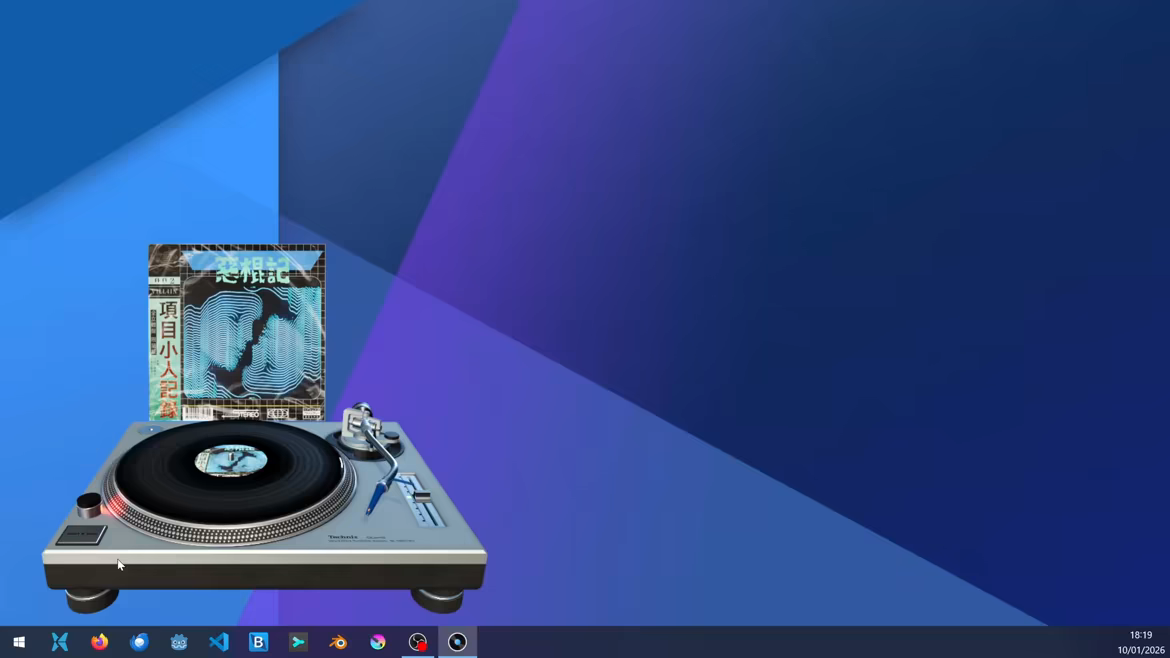 Vinyl Desktop video 2