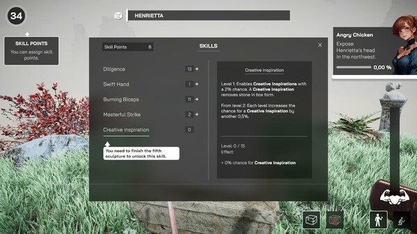 Screenshot 4 of Michelangelo: Stonemason Simulator - final gameplay screenshot