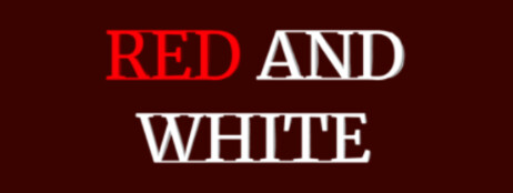 Red and White cover art