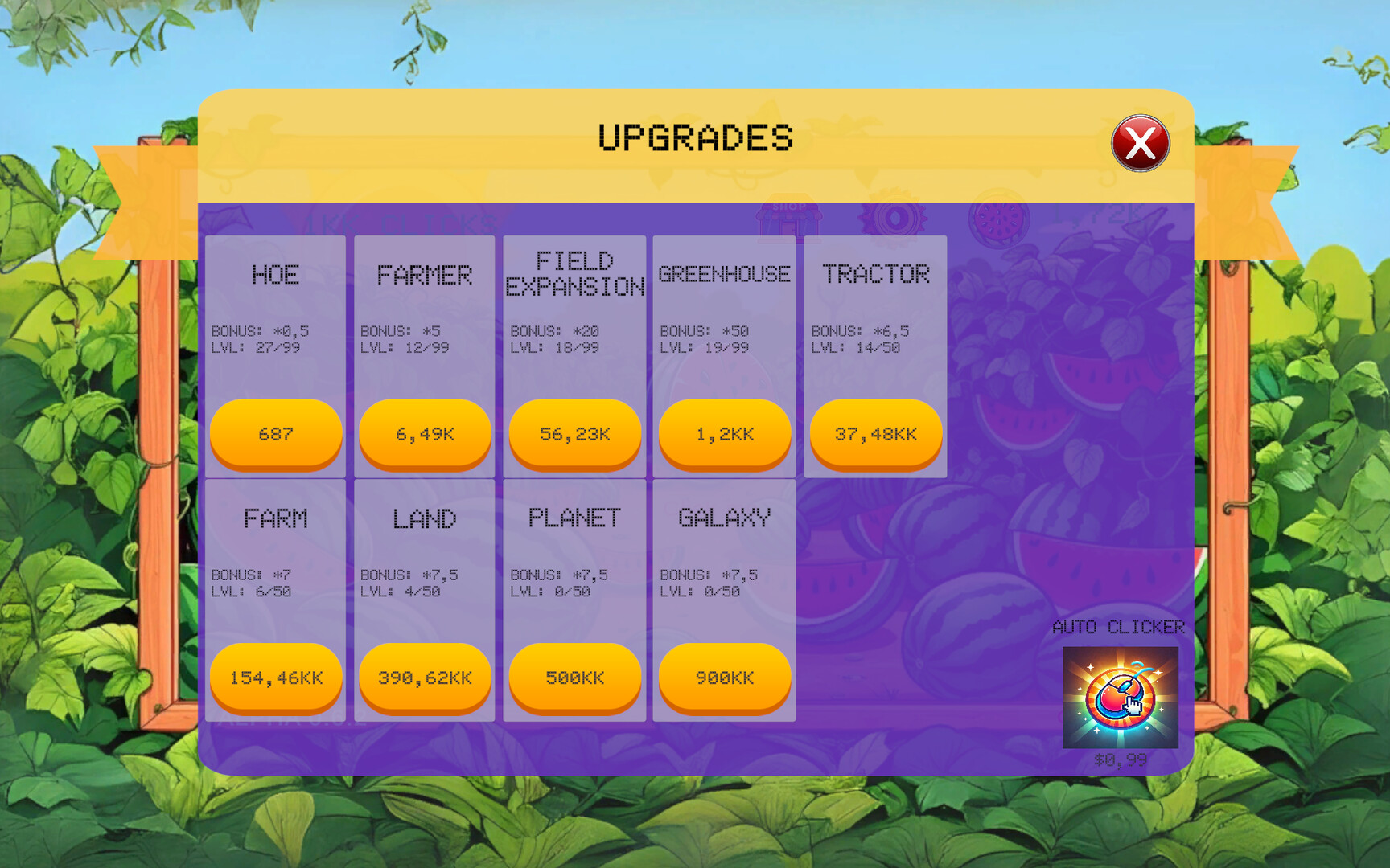 Melon Clicker - Autoclicker ADDON Featured Screenshot #1