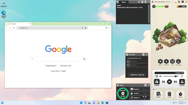 Screenshot z Mini Cozy Room: Lo-Fi Screenshot z Mini Cozy Room: Lo-Fi