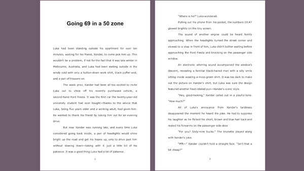 Wrong Number - Going 69 in a 50 zone (ebook) screenshot 2