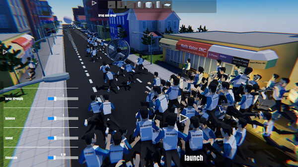 Screenshot z Chat Ragdoll Racing