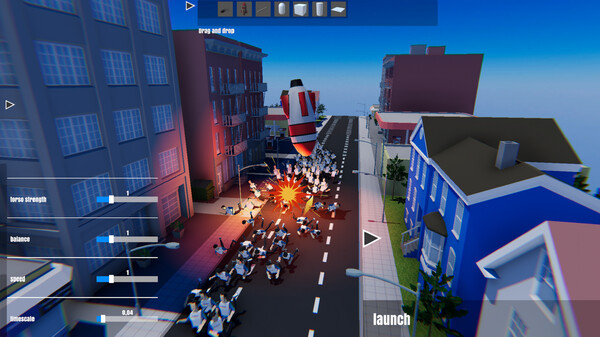 Screenshot z Chat Ragdoll Racing