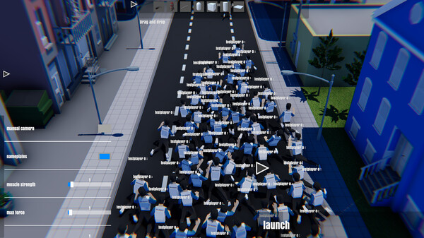Screenshot z Chat Ragdoll Racing