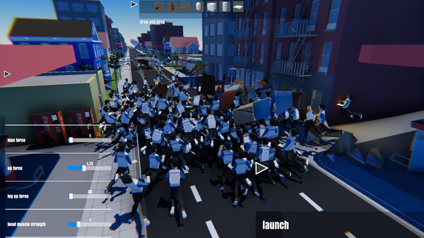 Screenshot z Chat Ragdoll Racing
