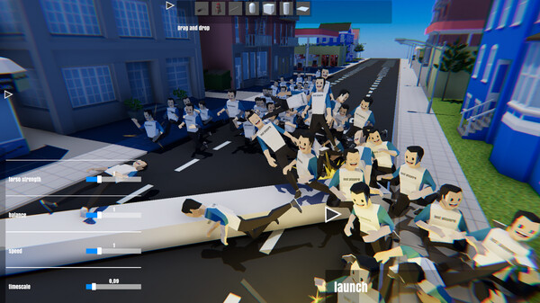 Screenshot z Chat Ragdoll Racing