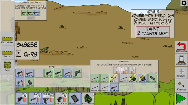 Screenshot 4 of Gunsmith's Defense - final gameplay screenshot