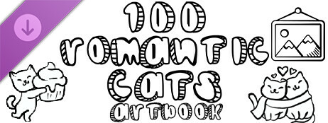 100 Romantic Cats - Artbook cover art