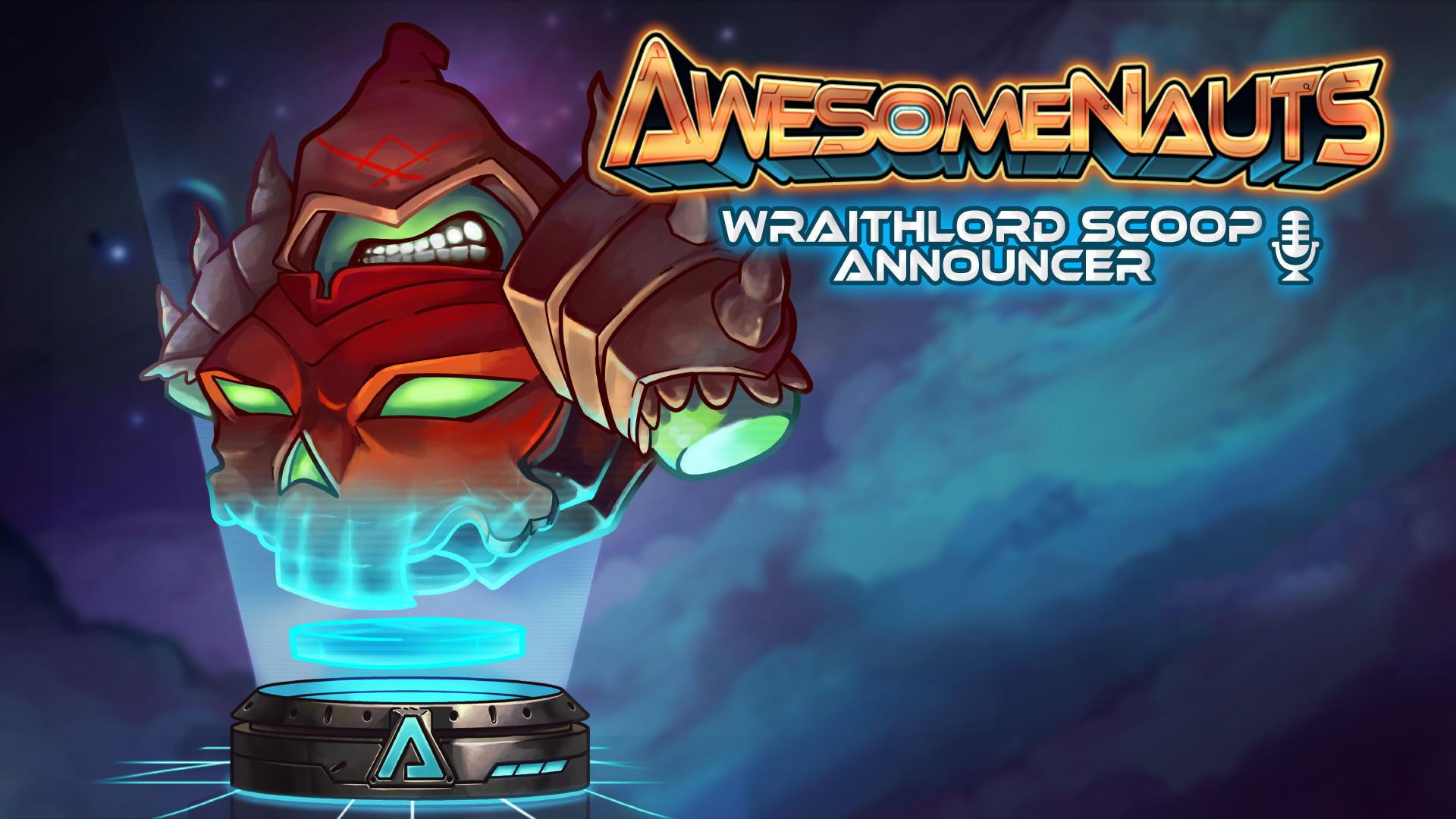 Awesomenauts - Wraithlord Scoop Announcer Featured Screenshot #1