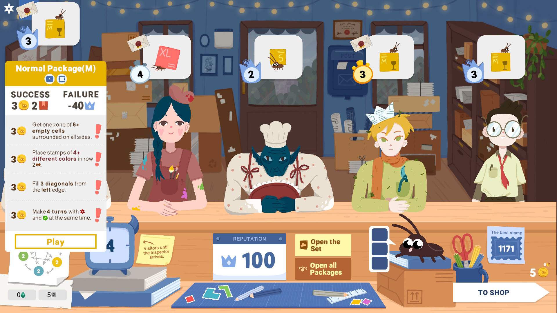 #6. Roach Post (Steam) Oleh: KARP GAMES