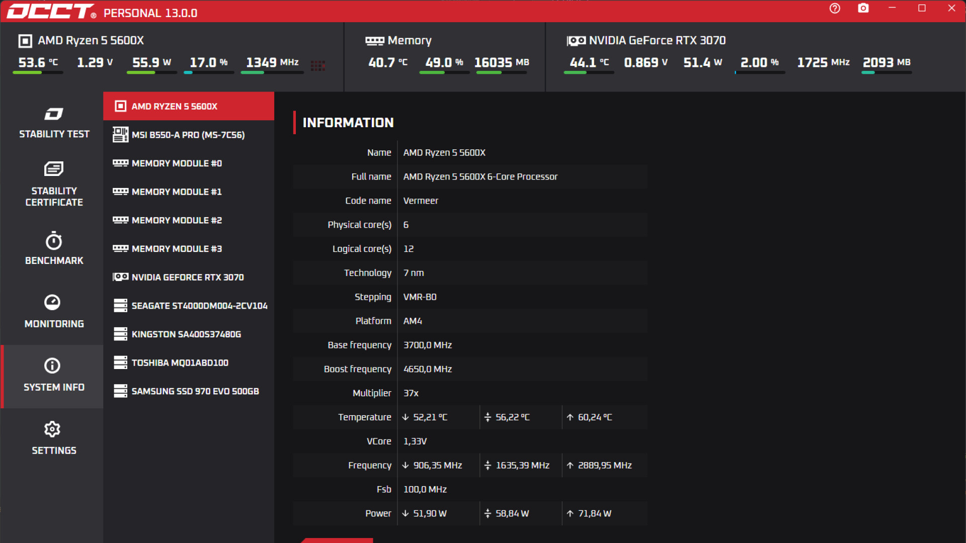 OCCT Featured Screenshot #1
