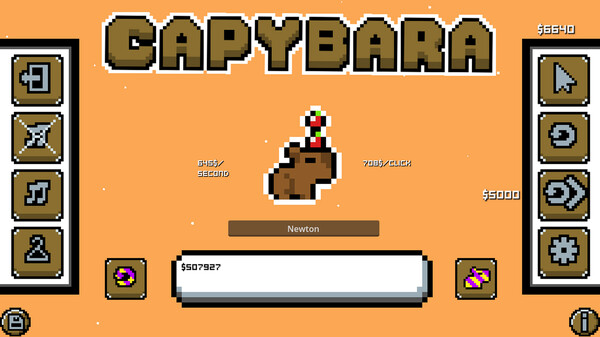 Скриншот из Capybara Achievement Clicker