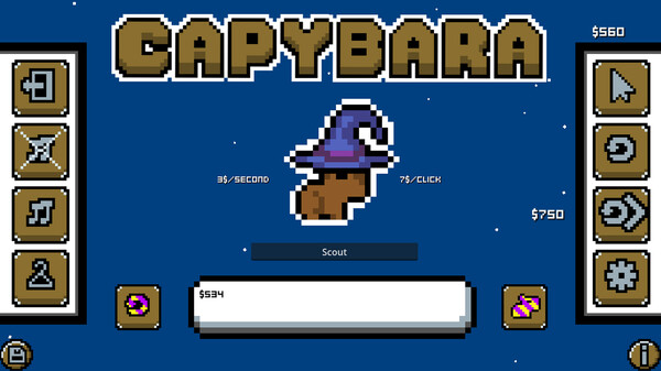 Скриншот из Capybara Achievement Clicker