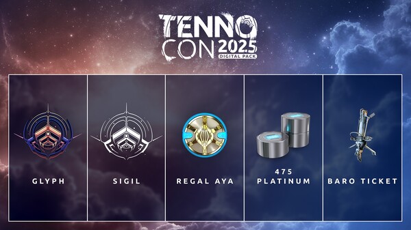 Warframe: TennoCon 2025 Digital Pack