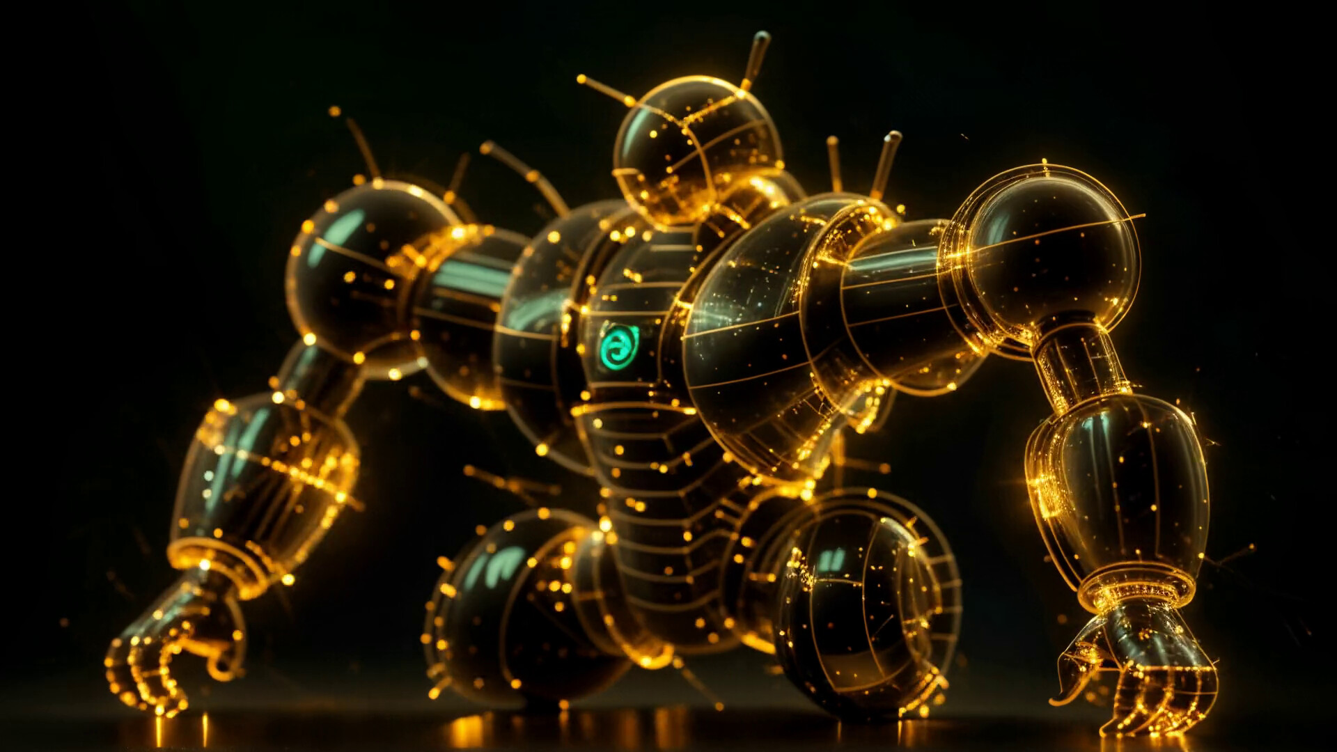 #5. AI-VJ - Robots Visuals (Steam) Podle: Intuition Technology