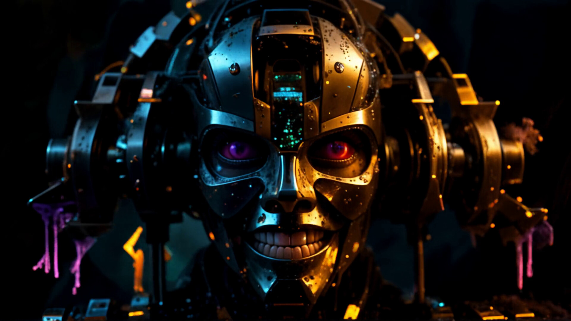 #3. AI-VJ - Robots Visuals (Steam) Podle: Intuition Technology