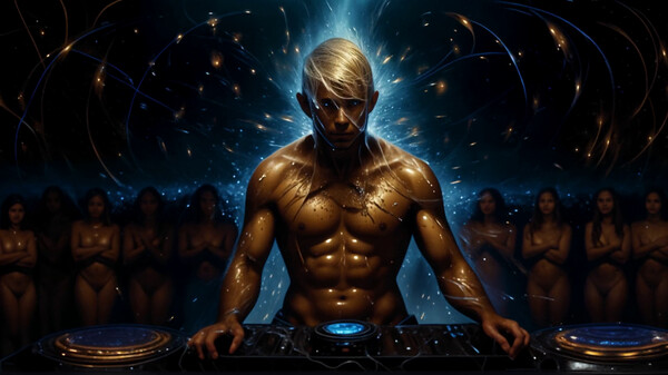 Screenshot z AI-VJ - Party 3 Visuals