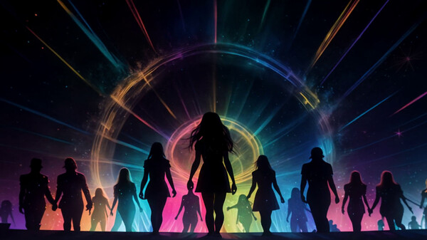 Screenshot z AI-VJ - Party 3 Visuals