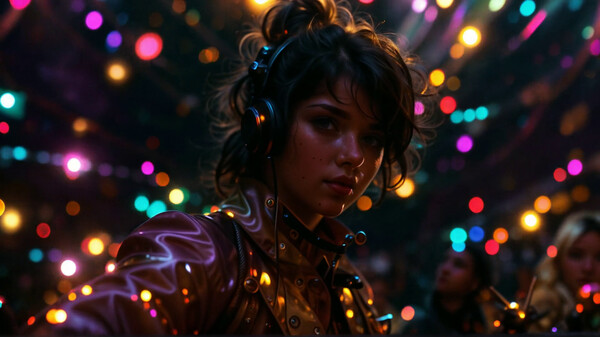 Screenshot z AI-VJ - Party 3 Visuals