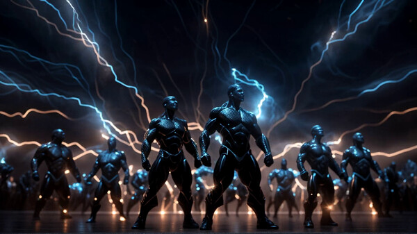 Screenshot z AI-VJ - Party 3 Visuals