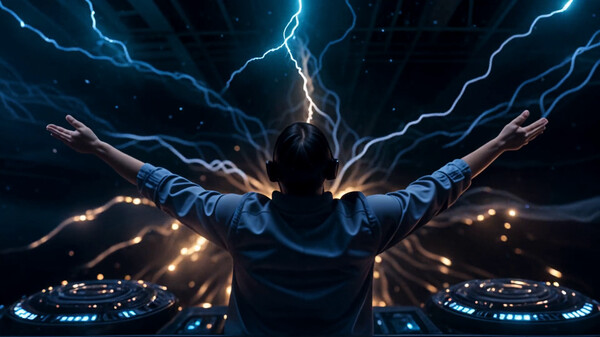 Screenshot z AI-VJ - DJ 3 Visuals