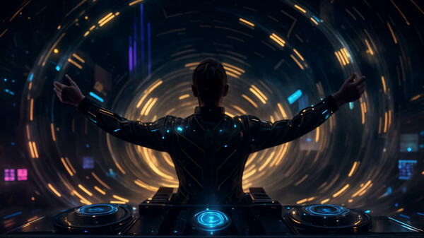 Screenshot z AI-VJ - DJ 3 Visuals