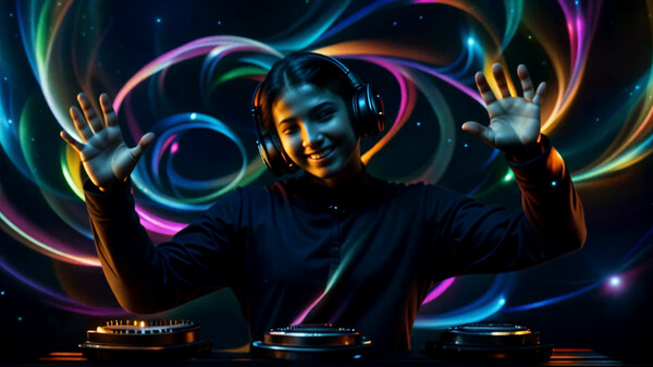 Screenshot z AI-VJ - DJ 3 Visuals