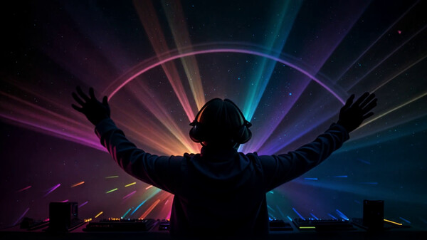 Screenshot z AI-VJ - DJ 3 Visuals