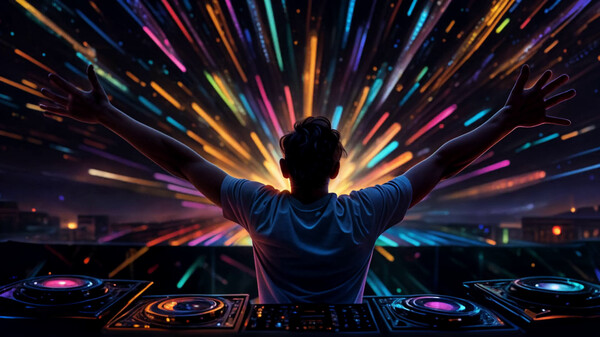 Screenshot z AI-VJ - DJ 3 Visuals