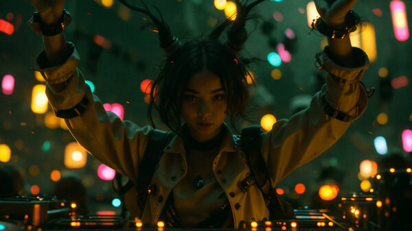 Screenshot z AI-VJ - DJ 3 Visuals