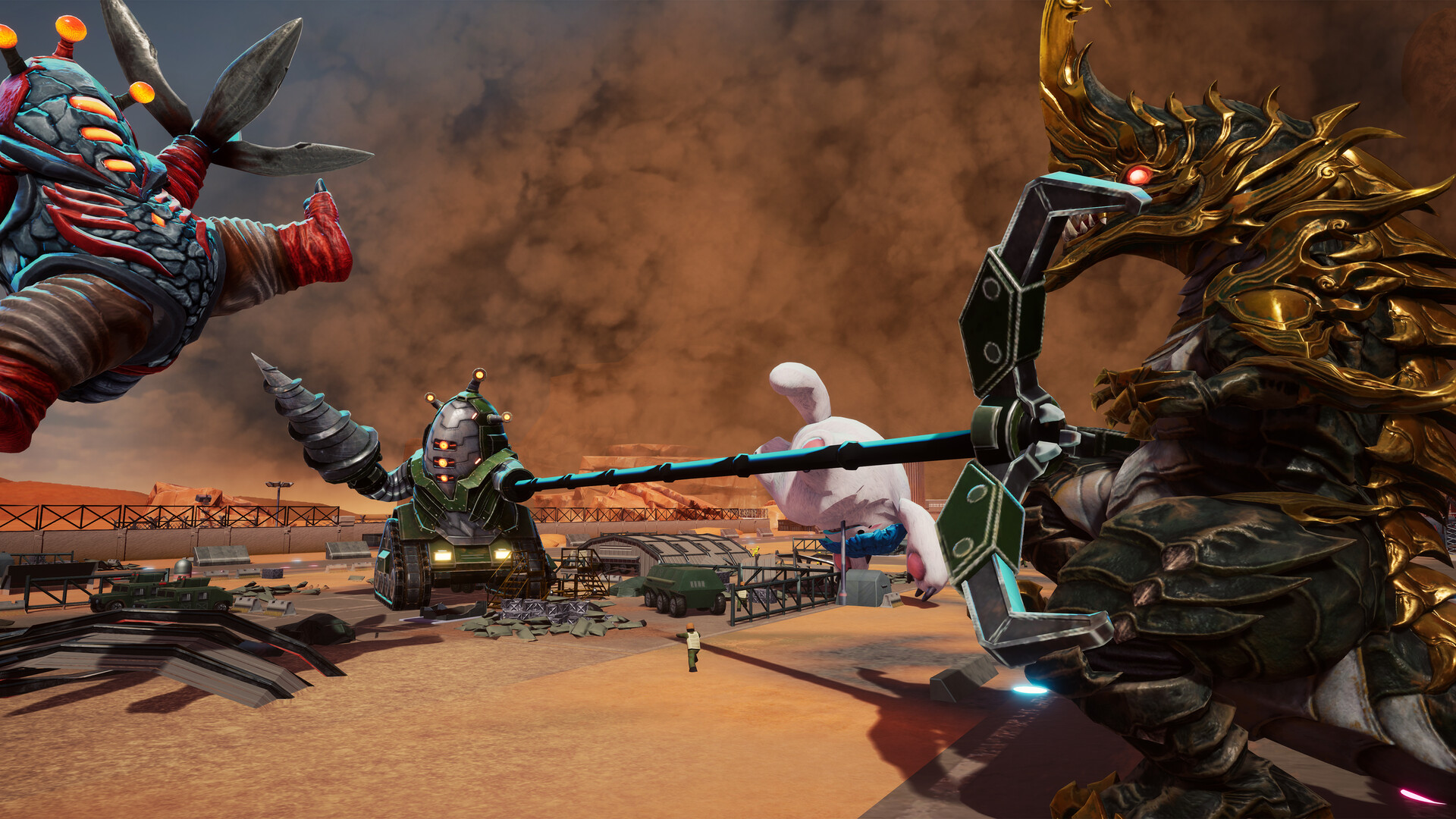 GigaBash - MechaJURAS Free DLC Featured Screenshot #1